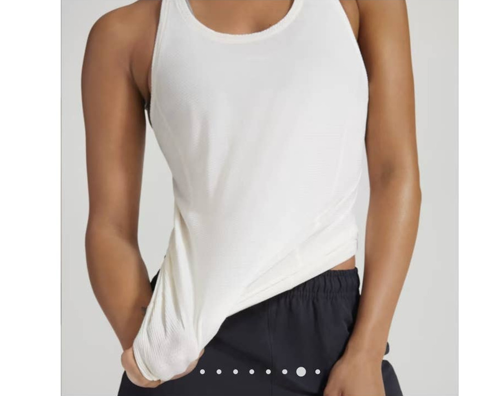 NWT allbirds Natural Run Tank - MEDIUM - Natural White / Luna - MEDIUM